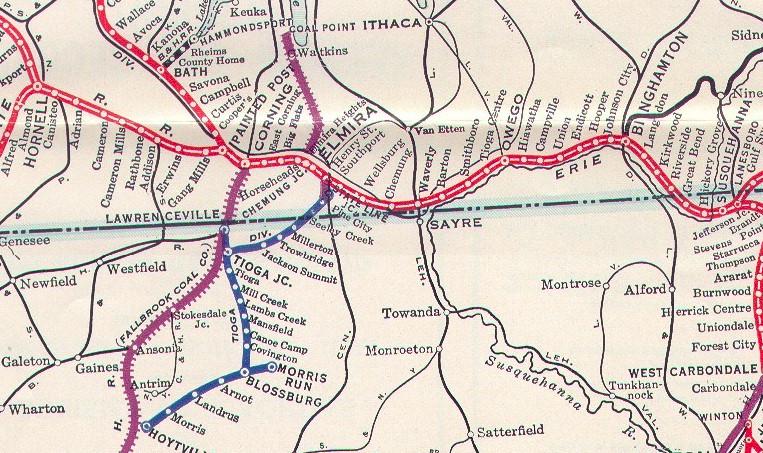 Susquehanna and Tioga Divisions and Branches